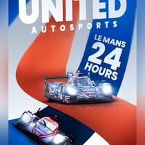 To celebrate the centenary year of Le Mans, United Autosports launched a competition at the @universityofleeds - just 30 minutes from our UK headquarters - asking design students to create a poster for the historic race.  The winning design is by Joe Hardingham ( @ding.designs ) and will be used as the team’s official race poster throughout the 2023 event.  Joe wanted to modernise traditional race posters which often incorporate forced perspectives and the simulation of motion - instead focusing on a looping, ‘never-ending’ racetrack design to represent the mental and physical challenge of a 24-hour race. 👏#BeUnited #lemans24 #leedsuniversity
